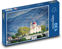 Kloster - Berge, Griechenland Puzzle 130 Teile - 28,7x20 cm