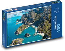 Coast - blue sky Puzzle 130 pieces - 28.7 x 20 cm 