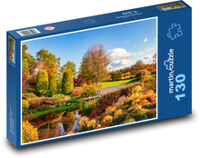 Stromy a kvety na jeseň Puzzle 130 dielikov - 28,7 x 20 cm