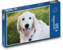 Pes - zlatý retriever Puzzle 130 - 28,7x20 cm