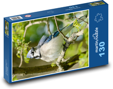 Haubenhäher - Vogel Puzzle 130 Teile - 28,7x20 cm