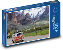 Retro auto - hory Puzzle 130 dílků - 28,7 x 20 cm