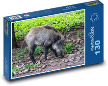Wild boar Puzzle 130 pieces - 28.7 x 20 cm 