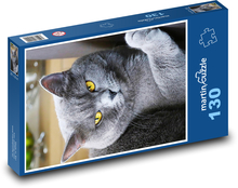 Britisch Kurzhaar Katze Puzzle 130 Teile - 28,7x20 cm