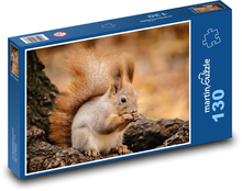 Eichhörnchen Puzzle 130 Teile - 28,7x20 cm