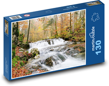 Autumn - stream, nature Puzzle 130 pieces - 28.7 x 20 cm