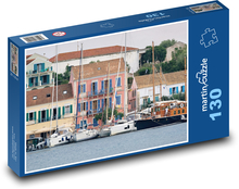 Sea - port, ships Puzzle 130 pieces - 28.7 x 20 cm 