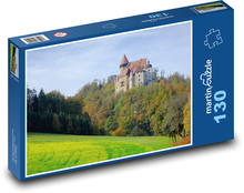 Zamek - jesień Puzzle 130 elementów - 28,7x20 cm