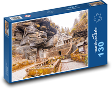 Tschechische Republik - Hřensko - altes Gaswerk Puzzle 130 Teile - 28,7x20 cm