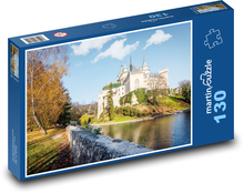 Słowacja - zamek w Bojnicach Puzzle 130 elementów - 28,7x20 cm