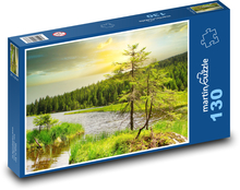 Jazero - les Puzzle 130 dielikov - 28,7 x 20 cm 
