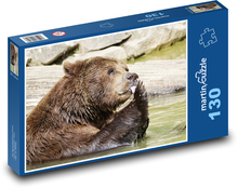 Niedźwiedź brunatny Puzzle 130 elementów - 28,7x20 cm