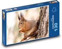 Squirrel Puzzle 130 pieces - 28.7 x 20 cm 
