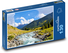 Horská príroda Puzzle 130 dielikov - 28,7 x 20 cm 