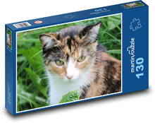 Mačka škvrnitá Puzzle 130 dielikov - 28,7 x 20 cm 