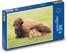 Buvol Puzzle 130 dílků - 28,7 x 20 cm