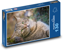 Kot domowy Puzzle 130 elementów - 28,7x20 cm