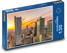 Warschau - Polen Puzzle 130 Teile - 28,7x20 cm