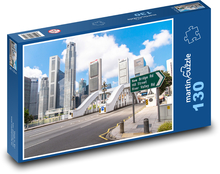 Singapur - Asie  Puzzle 130 dílků - 28,7 x 20 cm