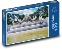 Vídeň - fontána Neptun Puzzle 130 - 28,7x20 cm