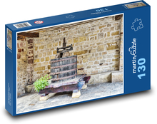 Rustykalna prasa do wina Puzzle 130 elementów - 28,7x20 cm