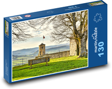Krajina - strážní věž Puzzle 130 dílků - 28,7 x 20 cm