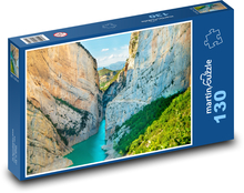 Španělsko - Congost de Mont Puzzle 130 dílků - 28,7 x 20 cm