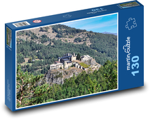Zamek - Twierdza Puzzle 130 elementów - 28,7x20 cm