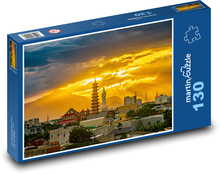 Vietnam - Sonnenuntergang Puzzle 130 Teile - 28,7x20 cm