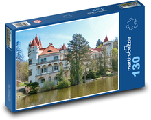 Zámek - rybník Puzzle 130 dílků - 28,7 x 20 cm