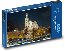 Salzburg - kostel Puzzle 130 dílků - 28,7 x 20 cm