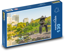 Tokio - japonská zahrada Puzzle 130 dílků - 28,7 x 20 cm