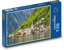 Rakousko - jezero Puzzle 130 - 28,7x20 cm
