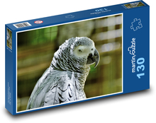 Papagáj sivý Puzzle 130 dielikov - 28,7 x 20 cm 