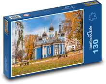 Park church Puzzle 130 pieces - 28.7 x 20 cm