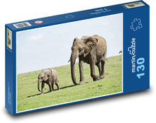 Elefant - Küken Puzzle 130 Teile - 28,7x20 cm