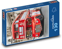 Autobus - Londyn Puzzle 130 elementów - 28,7x20 cm