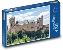 Twierdza - Alcazar De Segovia Puzzle 130 elementów - 28,7x20 cm
