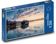 Kochelsee - západ slunce Puzzle 130 dílků - 28,7 x 20 cm