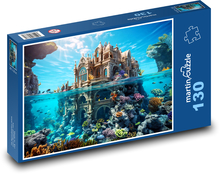 Dům pod mořskou hladinou Puzzle 130 dílků - 28,7 x 20 cm