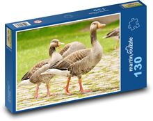 Dzikie gęsi Puzzle 130 elementów - 28,7x20 cm