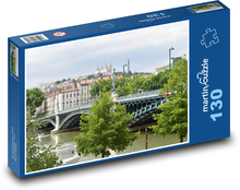 Lyon - Frankreich, Fluss Puzzle 130 Teile - 28,7x20 cm