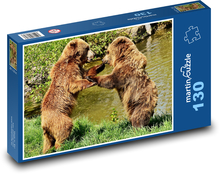 Niedźwiedź brunatny Puzzle 130 elementów - 28,7x20 cm
