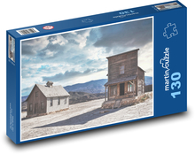 Western - architektura Puzzle 130 dílků - 28,7 x 20 cm