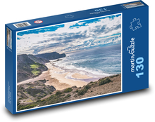 Morze - plaża Puzzle 130 elementów - 28,7x20 cm