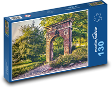 Park - brama Puzzle 130 elementów - 28,7x20 cm