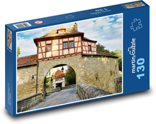 Stredoveká brána Puzzle 130 dielikov - 28,7 x 20 cm 