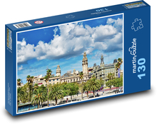 Barcelona - centrum Puzzle 130 dílků - 28,7 x 20 cm