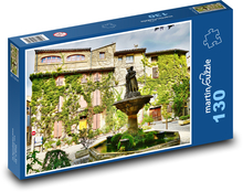 Fontanna - Budynek Puzzle 130 elementów - 28,7x20 cm