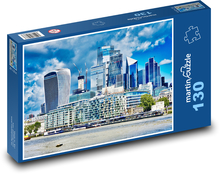 Obchodní čtvrť Puzzle 130 dílků - 28,7 x 20 cm